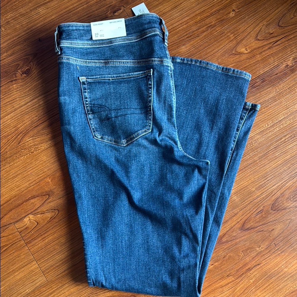 American Eagle Kick Boot Next level stretch low rise NWT Dark Clouds